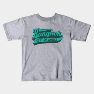 Stylish Bangkok Lettering Kids T-Shirt